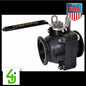 Ball Valve SS Short Series 2″ Male Adapter x 2″ FP Flange Full Port p/n MVSF220HSFP