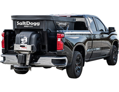 SaltDogg® PRO1500 1.5 Cubic Yard Electric Poly Hopper Spreader - Auger
