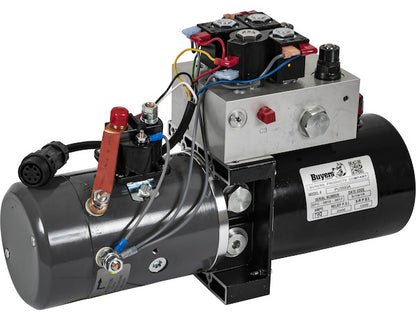 4-Way/3-Way DC Power Unit-Electric Controls Horizontal 0.32 Gallon Reservoir p/n: PU3593A