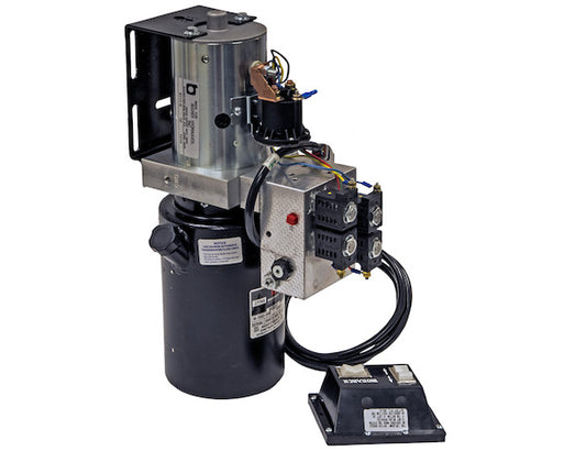 4-Way/3-Way DC Power Unit-Electric Controls Vertical 0.75 Gallon Reservoir p/n: PU3593LRV