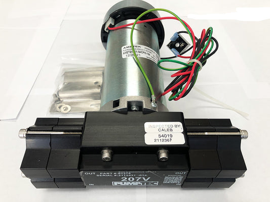 81275 Pumptec Pump Motor Set, 207V-085/M9253F, 120V, BUNA, M-VALVE, 4 - 3/8" PORTS, GOLD