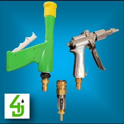 Quick Change Spray Gun Swap Kit with Chrome Plated Thumb Valve