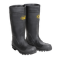 Over The Sock Black PVC Rain Boot - Size 11