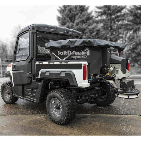 SaltDogg® 0.40 Cubic Yard Electric Black Poly Hopper Spreader SHPE0400