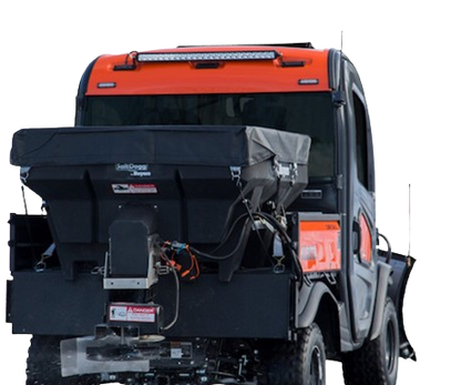 SaltDogg® 0.75 Cubic Yard Electric Black Poly Hopper Spreader SHPE0750