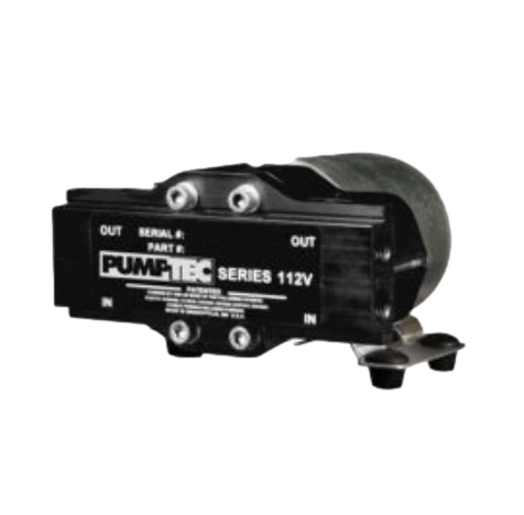 80134 Pumptec Pump Motor Set, 112V-085/M70, 120V, Buna, M-Valve, 4 - 1/4" Ports, Black - FREE SHIPPING