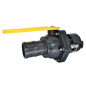 3 Inch Hose Barb x 3 Inch Female Coupler; Full Port; 3 Inch Opening thru Ball p/n: VSHBD300FP