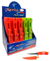 4" Bait Knife w/Molded Sheath