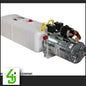 PU642LR 4-Way DC Power Unit-Electric Controls Horizontal 1.5 Gallon Poly Reservoir image 0