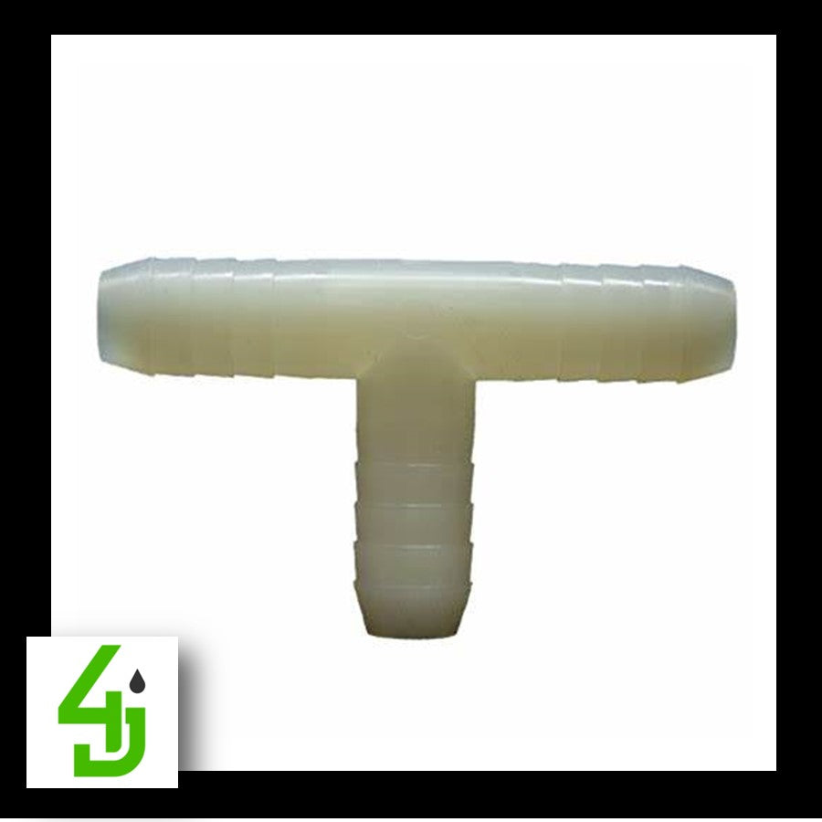 Nylon Hose Barb TEE 3/4 Inch x 3/4 Inch x 3/4 Inch Barb T34 image 0