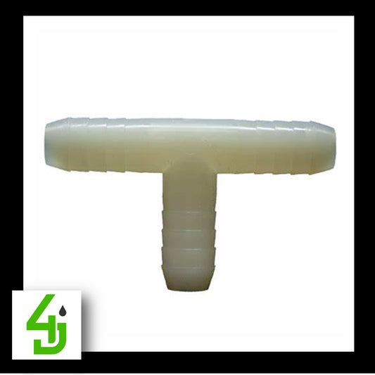 Nylon Hose Barb TEE 3/4 Inch x 3/4 Inch x 3/4 Inch Barb T34 image 0