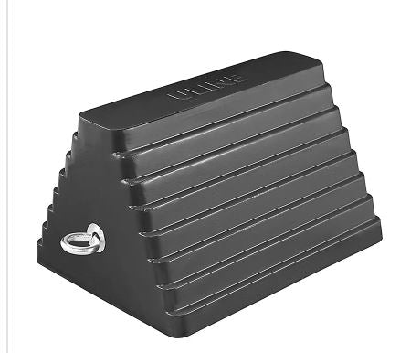 Double Sided  Pyramid Wheel Chock  with Eye Bolt BBRWC01