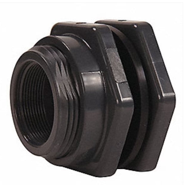 Banjo Poly Bulk Head Fitting 1-1/2 Buna