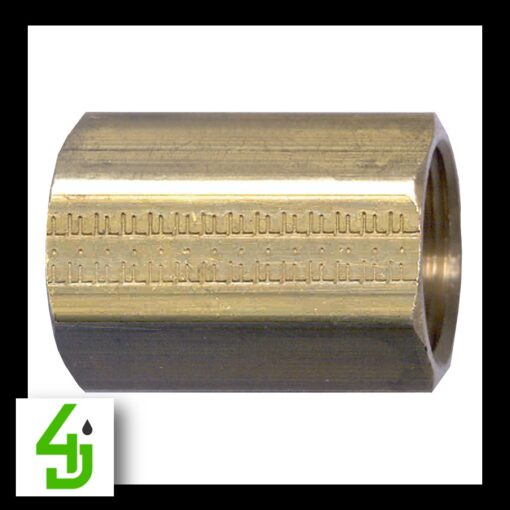 1/2 inch brass coupling