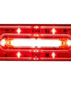 6 Inch Oval Stop/Turn/Tail + Backup Combination Light with Light Stripe LED Tubes